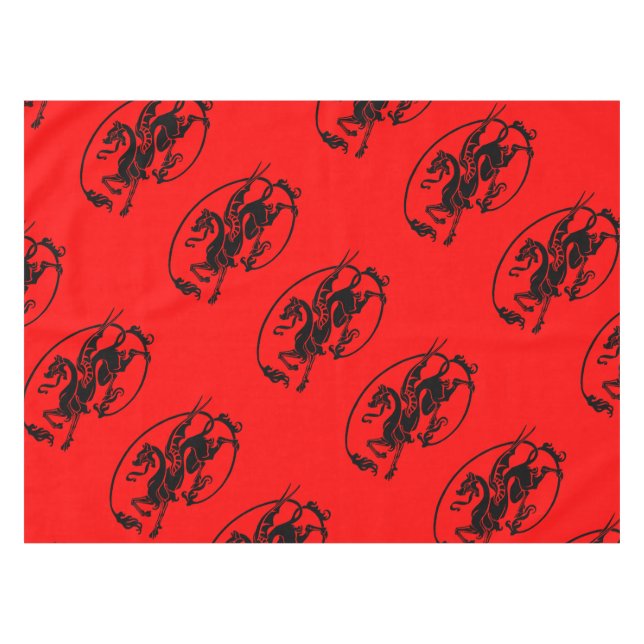Mythical Dragon, Year of the Dragon Design Tablecloth (Front (Horizontal))