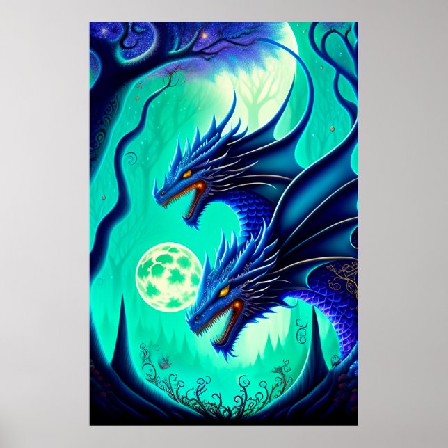 Mythical Dragons Poster (Front)