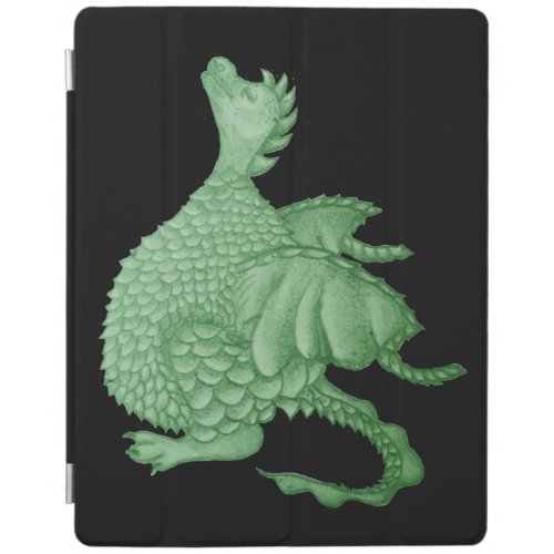 mythical fantasy creature cute green dragon iPad smart cover