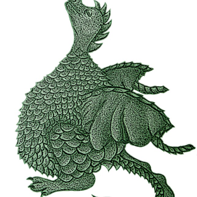 mythical fantasy creature cute green dragon jigsaw puzzle (Creator Uploaded)