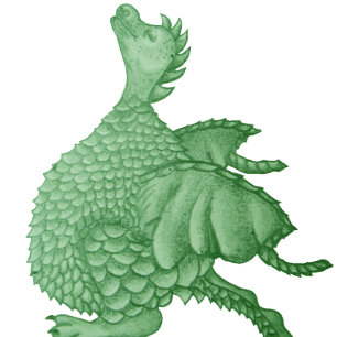 mythical fantasy creature cute green dragon T-Shirt