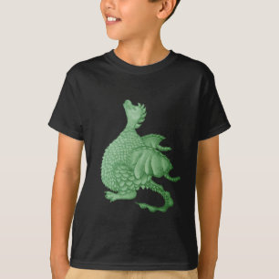 mythical fantasy creature cute green dragon T-Shirt