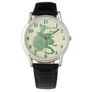 mythical fantasy creature cute green dragon watch
