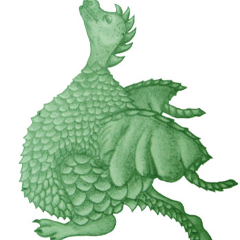Mythical Fantasy Creature Cute Green Dragon Watch by artoriginals at Zazzle
