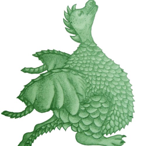mythical fantasy creature cute green dragon watch