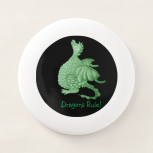 mythical fantasy creature cute green dragon Wham-O Frisbee