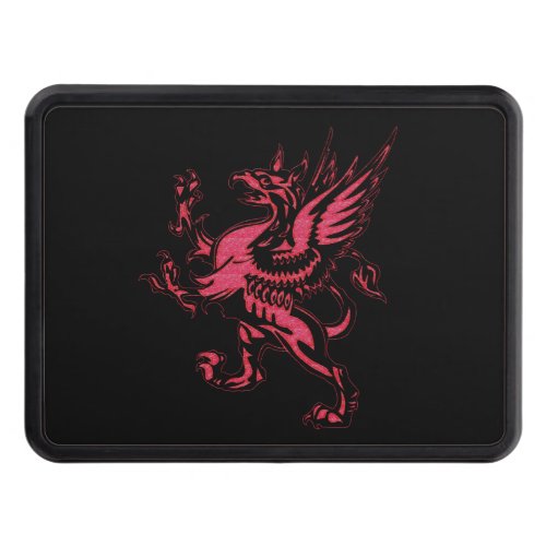 Mythical Fantasy Red Griffin Hitch Cover