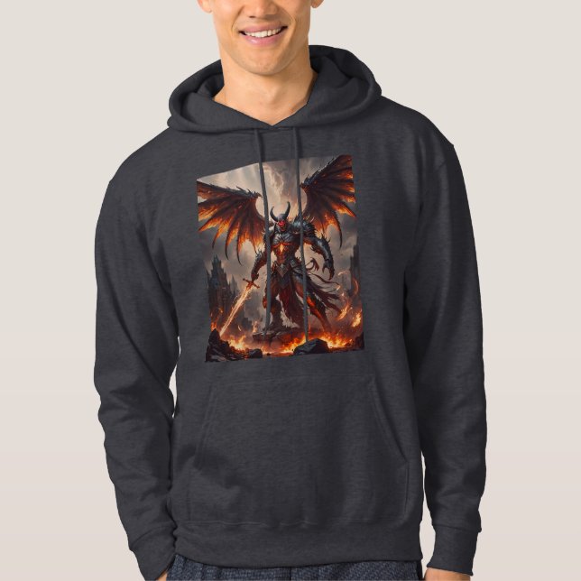 Mythical Fiery Demon Hoodie (Front)