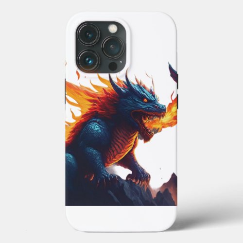 mythical fire_breathing beast iPhone 13 pro case