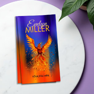 Mythical Fire Rising Phoenix Bird  Business Card