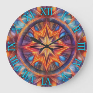 Mythical Fire Wall Clock
