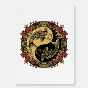Mythical Imperial Chinese Dragon Relief Round Orna Foam Board