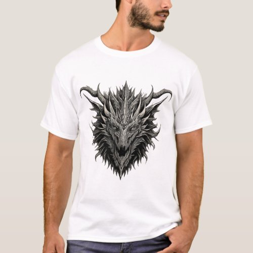 Mythical Ink Beasts  Dragons T_Shirt