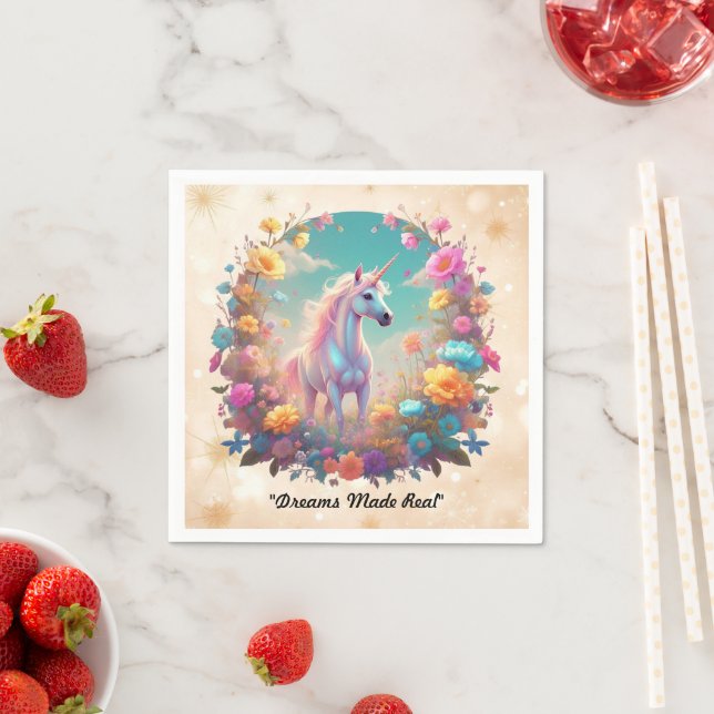"Mythical Meadow Bliss" Napkins (Insitu)