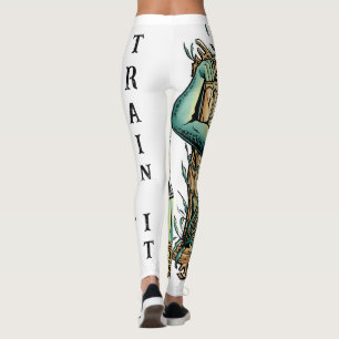 Mythical Medusa Fitness Motivation Art Leggings