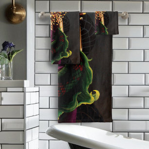 Mythical Medusa Greek Mythology Snake Gorgon Bath Towel Set