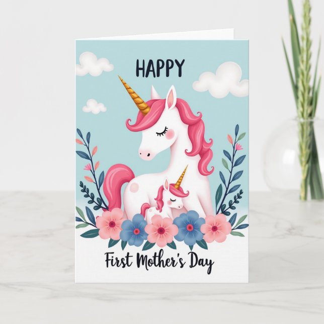 Mythical Mom Illustration Card (Front)