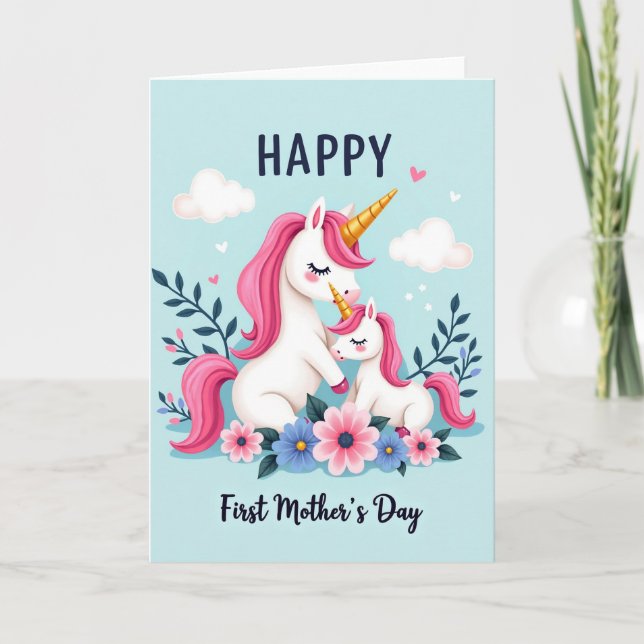 Mythical Mothers Day Equine Card (Front)