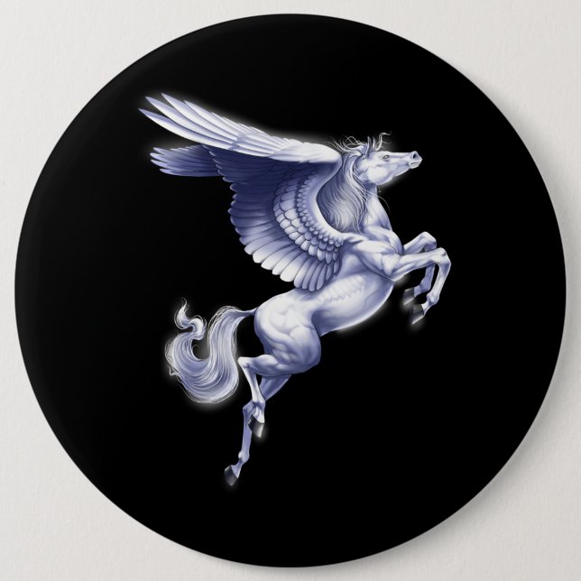 Mythical Pegasus Button (Front)