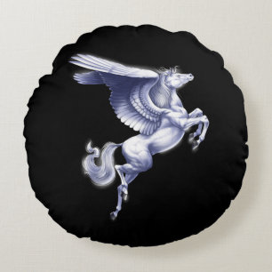 Mythical Pegasus Round Pillow