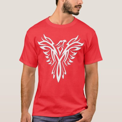 Mythical Phoenix Bird Rise From Ashes  Born Again  T_Shirt