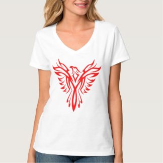 Mythical Phoenix Bird Rising Logo (Red) T-Shirt