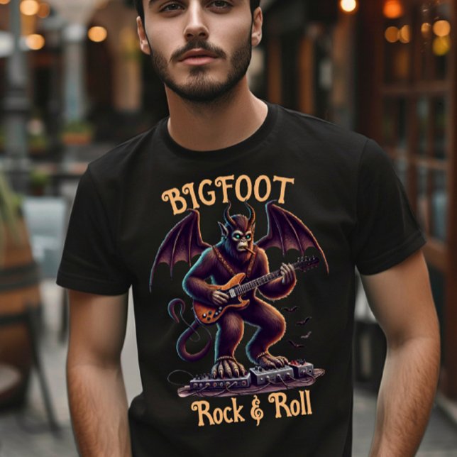 Mythical Rockstar: Bigfoots Guitar Solo T-Shirt (Creator Uploaded)