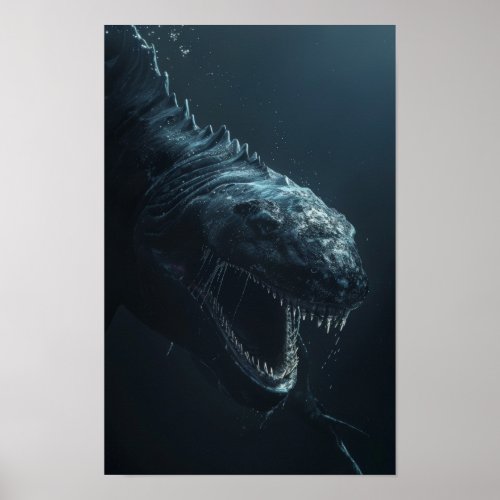 Mythical Sea Creature Poster - 1000-Meter-Long Dee