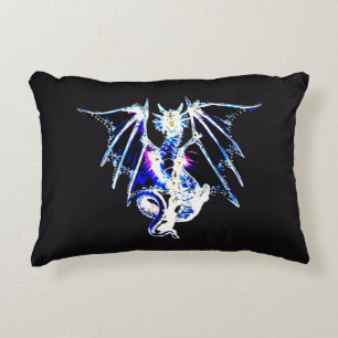 Mythical Sea Dragon Stunning Creature Art Accent Pillow