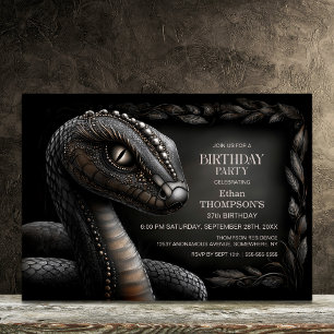 Mythical Snake Birthday Party Invitation