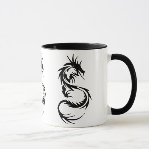 Mythical Tribal Dragon Year of the Dragon Design Mug