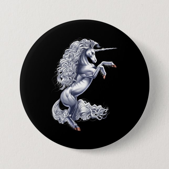 Mythical Unicorn Button (Front)