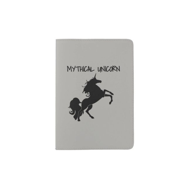 mythical unicorn passport holder (Front)