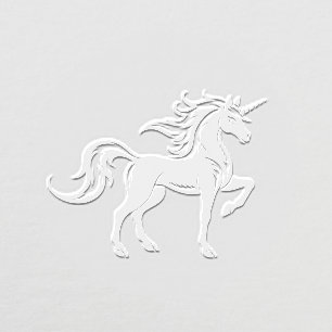 Mythical Unicorn Silhouette 2S Image Only No Text Embosser