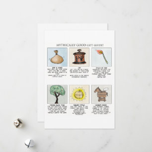 Mythically Good Gift Guide Mythology Christmas Car Holiday Card