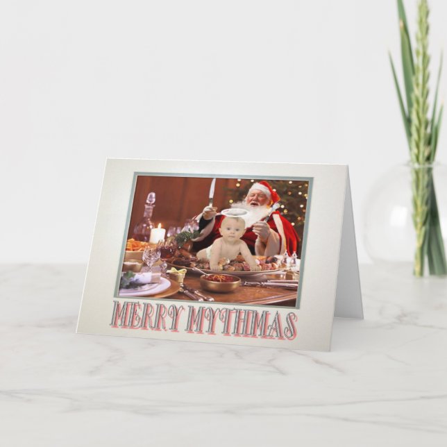 Mythmas Dinner Holiday Card (Front)