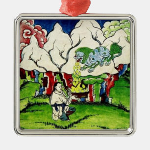 Mythological Dragon Metal Ornament