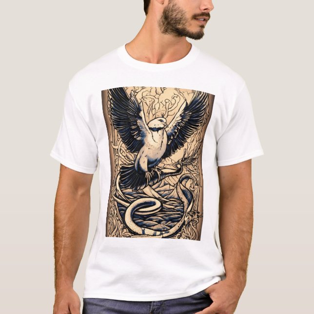 Mythological Marvels" T-Shirt (Front)