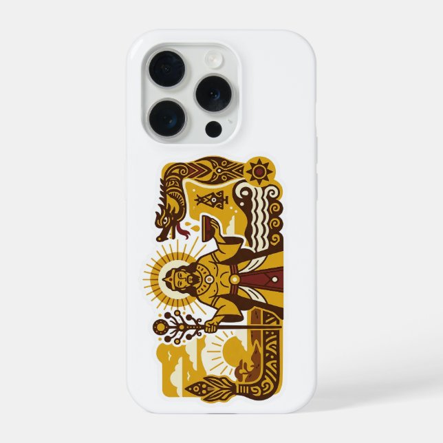 Mythology Batak (Mulajadi na Bolon) iPhone Case (Back)