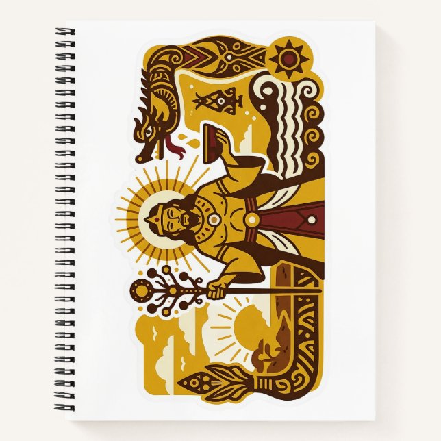 Mythology Batak (Mulajadi na Bolon) Notebook (Front)