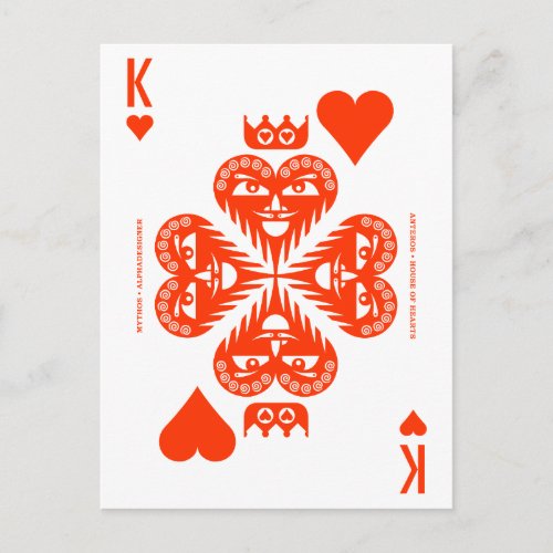 Mythos Anteros King of Hearts Postcard