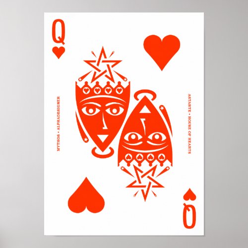 Mythos Astarte Queen of Hearts Poster