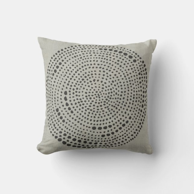 Mythos - Circle Throw Pillow (Front)