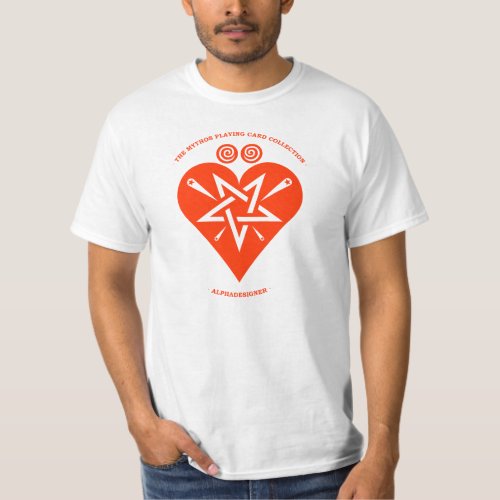 Mythos Collection Hearts Suite Symbol T-Shirt