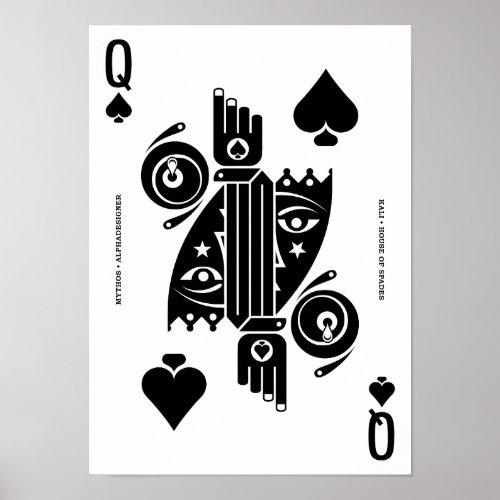 Mythos Kali Queen of Spades Poster