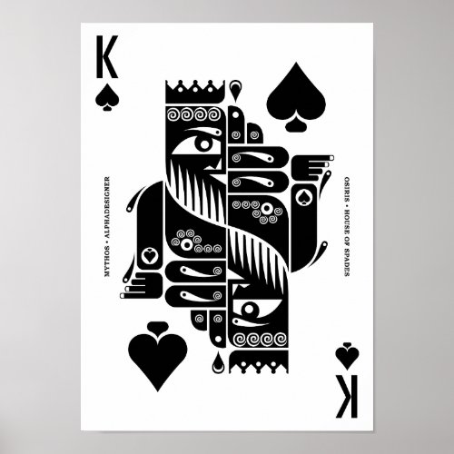 Mythos Osiris King of Spades Poster