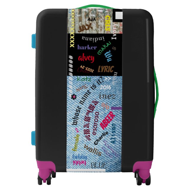 MyUglyBag Medium Travel Luggage bY #MMetropolim    (Front)