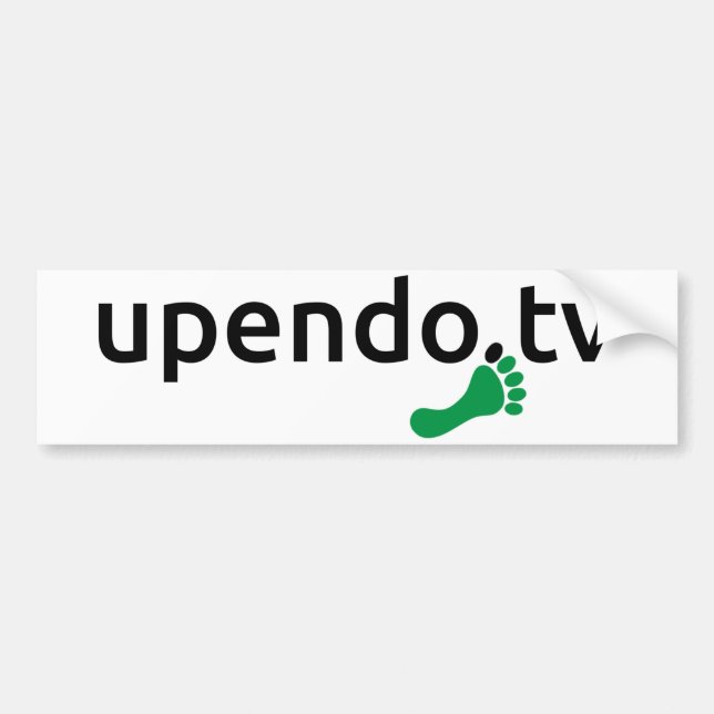 myUPENDO "be free" car sticker (www.upendo.tv) (Front)