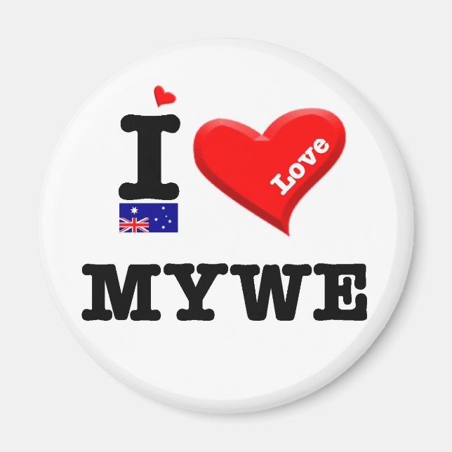 MYWEE - I Love Magnet (Front)