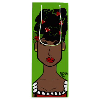 Mz Christmas Wine Gift Bag